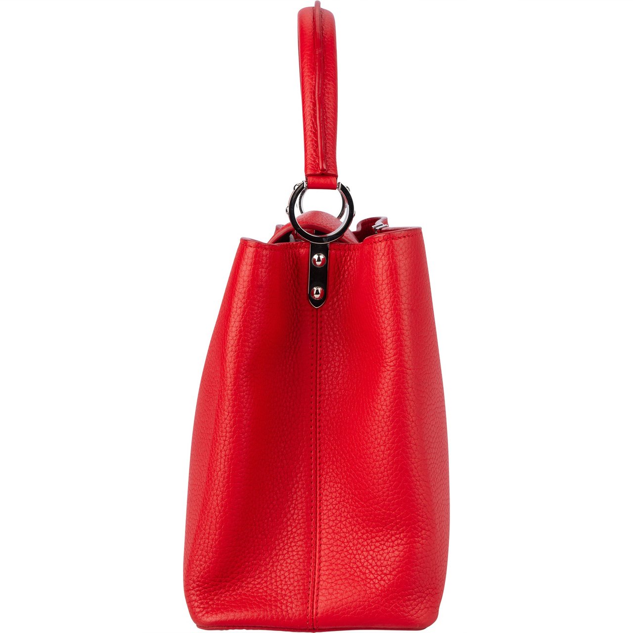 Louis Vuitton Louis Vuitton Rouge Leather Capucines MM Handbag Rood