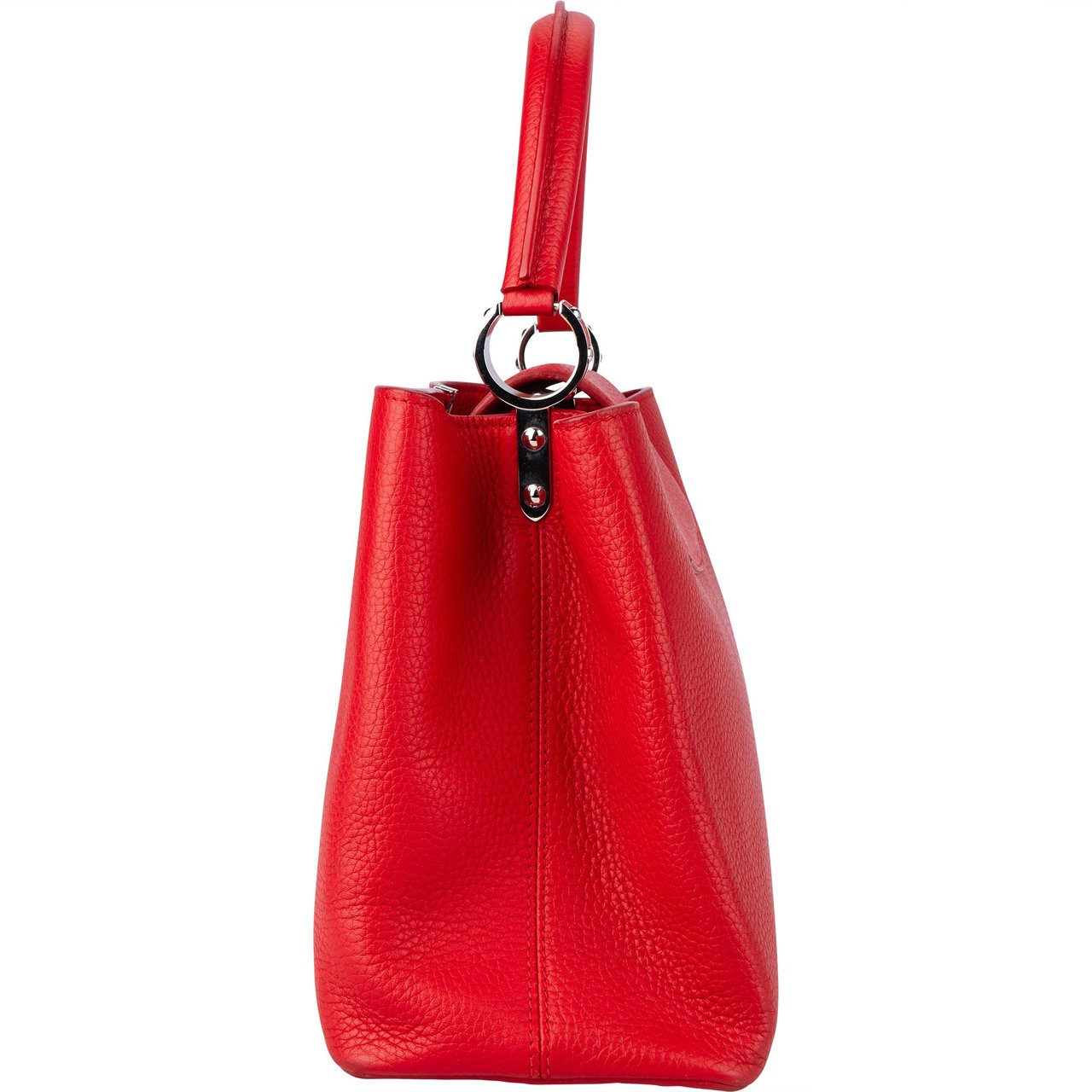 Louis Vuitton Louis Vuitton Rouge Leather Capucines MM Handbag Rood