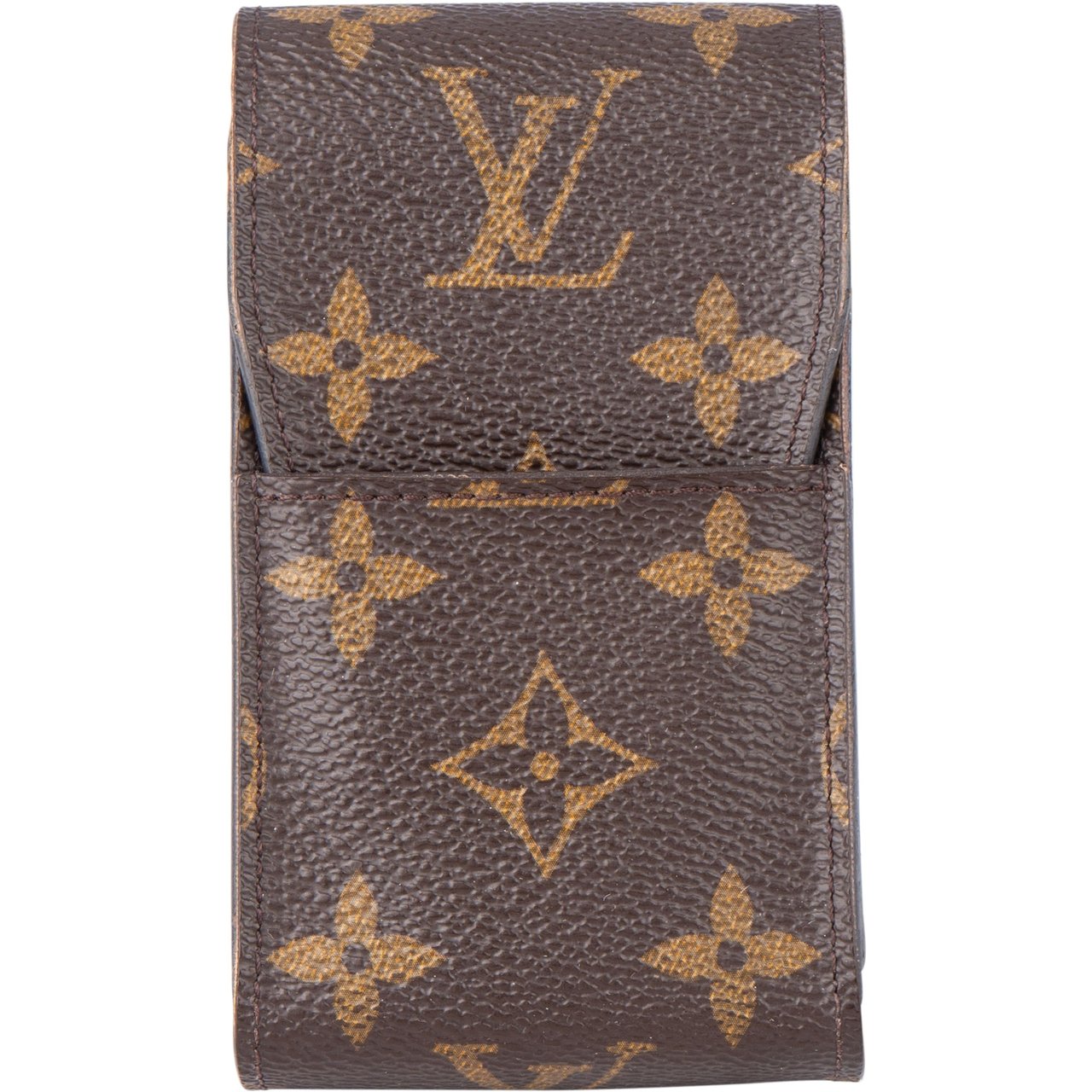 Louis Vuitton Louis Vuitton Canvas Monogram Cigarettes Case Bruin