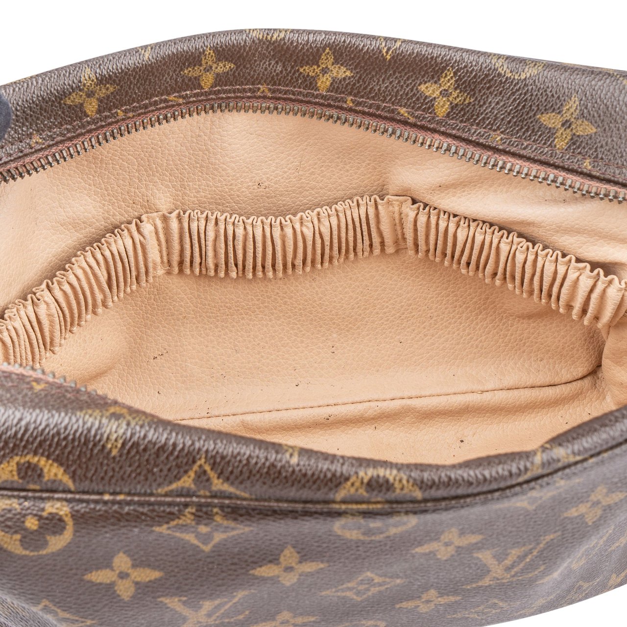Louis Vuitton Louis Vuitton Canvas Monogram Trousse Toilette 28 Clutch Bruin
