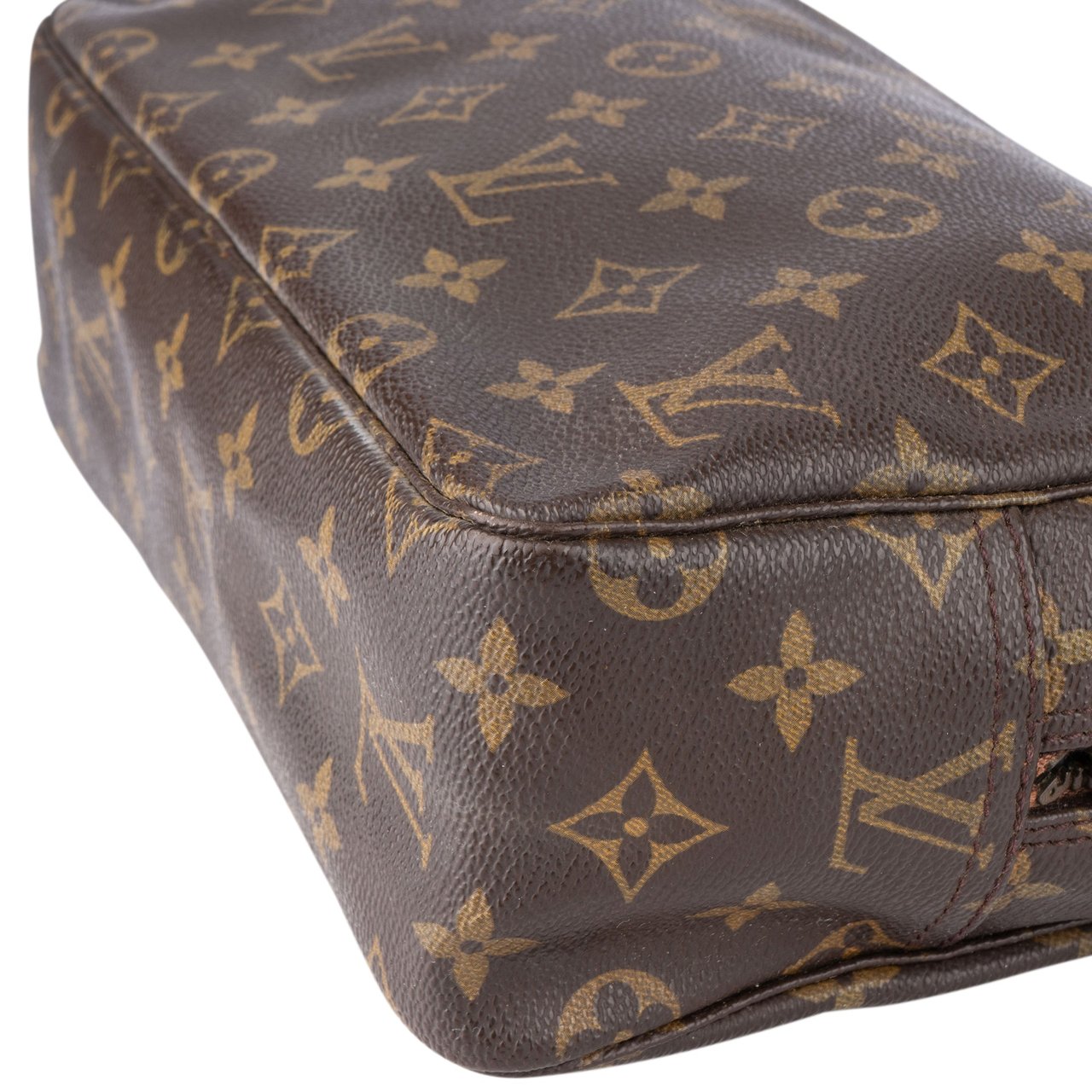Louis Vuitton Louis Vuitton Canvas Monogram Trousse Toilette 28 Clutch Bruin