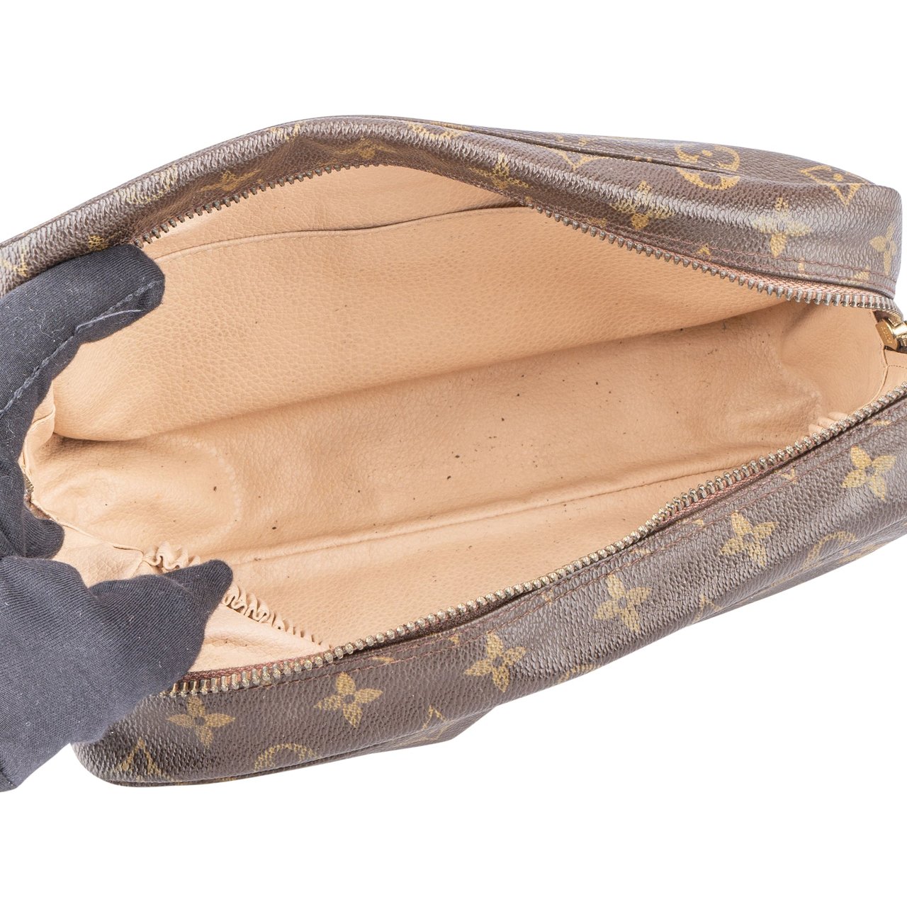 Louis Vuitton Louis Vuitton Canvas Monogram Trousse Toilette 28 Clutch Bruin