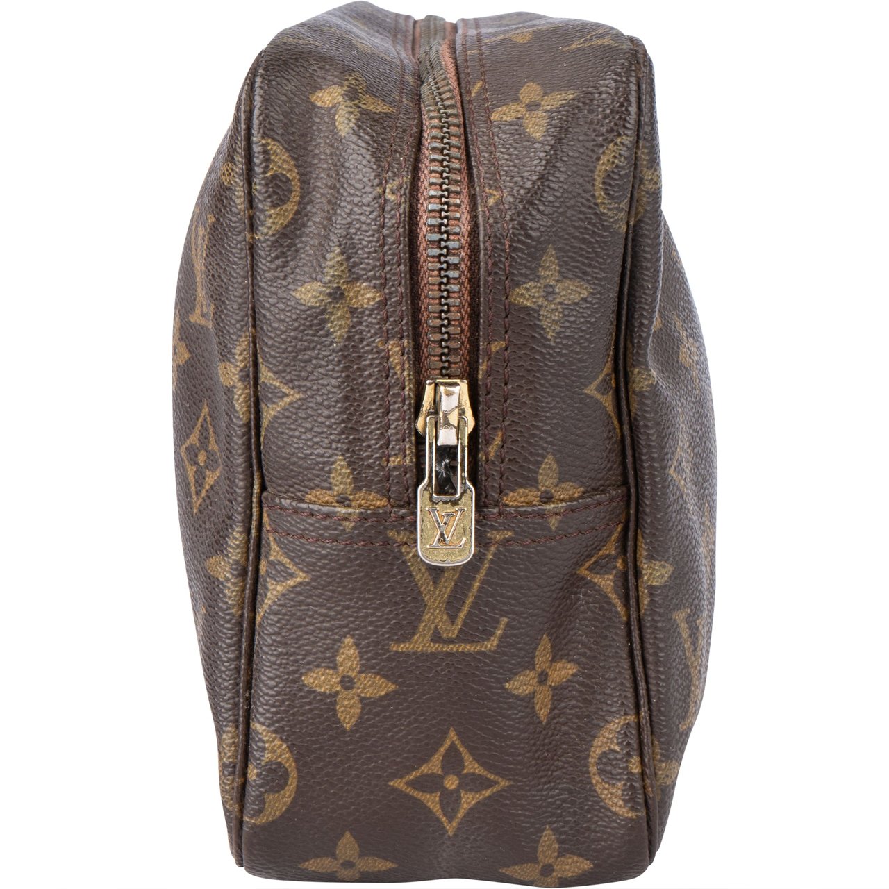 Louis Vuitton Louis Vuitton Canvas Monogram Trousse Toilette 28 Clutch Bruin