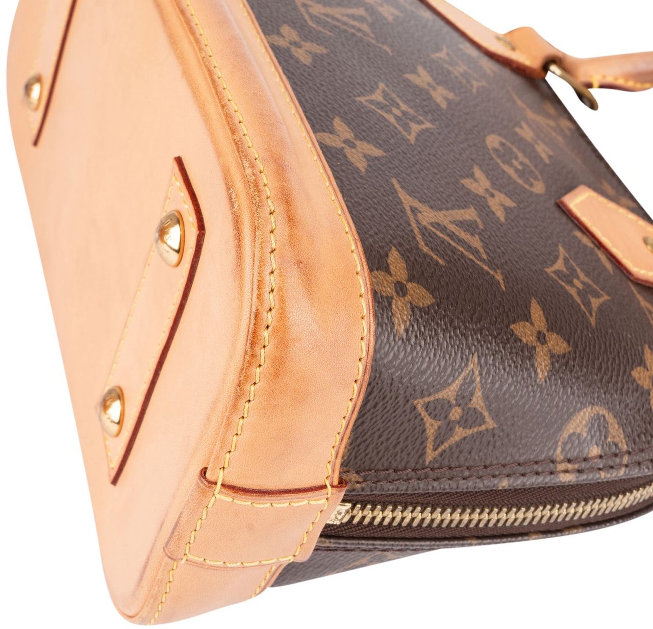 Louis Vuitton Louis Vuitton Monogram Canvas Alma BB Bandoulière Handbag Bruin