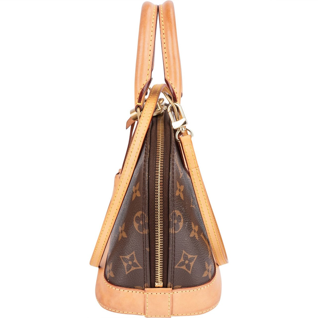 Louis Vuitton Louis Vuitton Monogram Canvas Alma BB Bandoulière Handbag Bruin