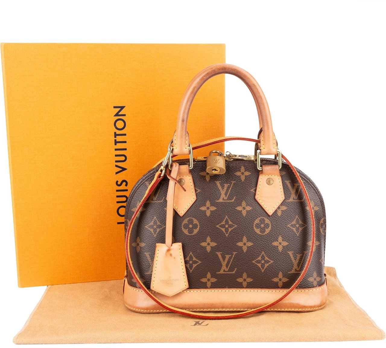 Louis Vuitton Louis Vuitton Monogram Canvas Alma BB Bandoulière Handbag Bruin