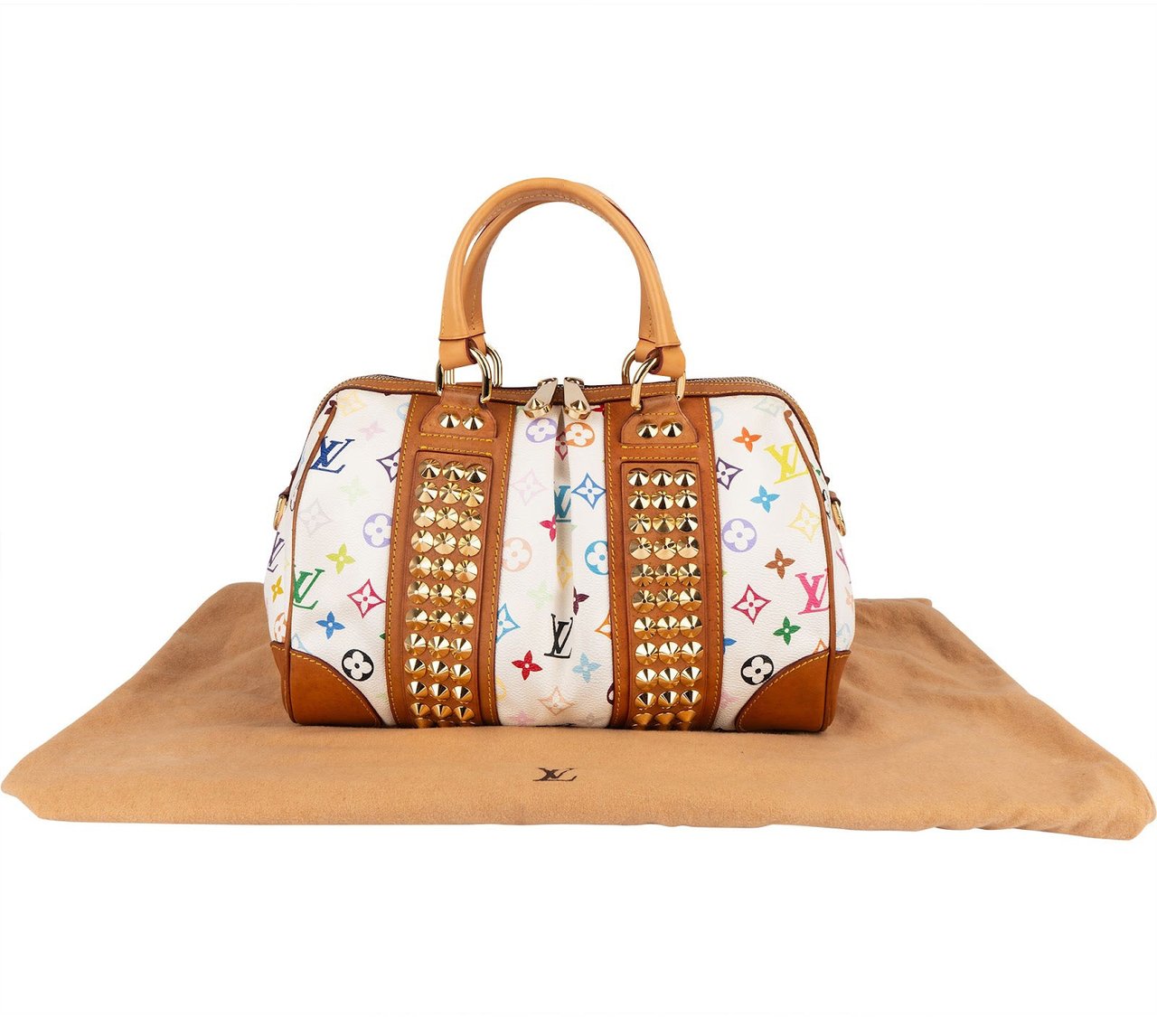 Louis Vuitton Louis Vuitton Monogram Murakami Multicolor Courtney Handbag Wit