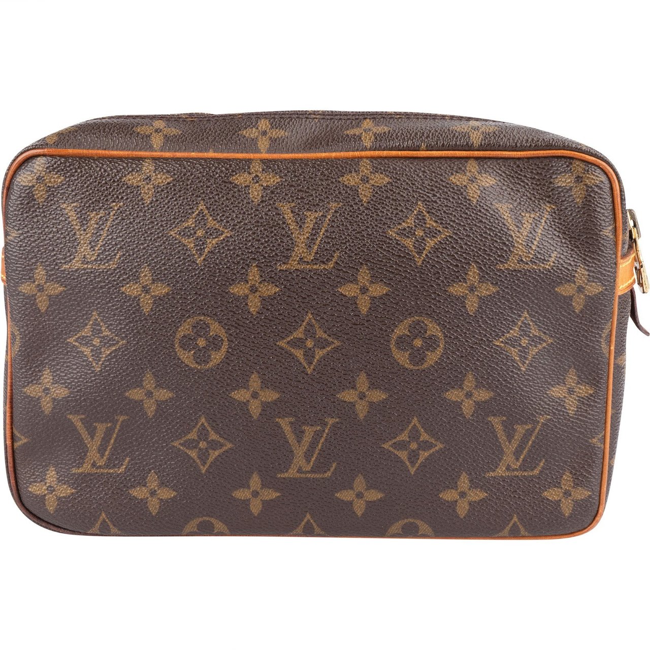 Louis Vuitton Louis Vuitton Monogram Canvas Compiegne 23 Clutch Bruin
