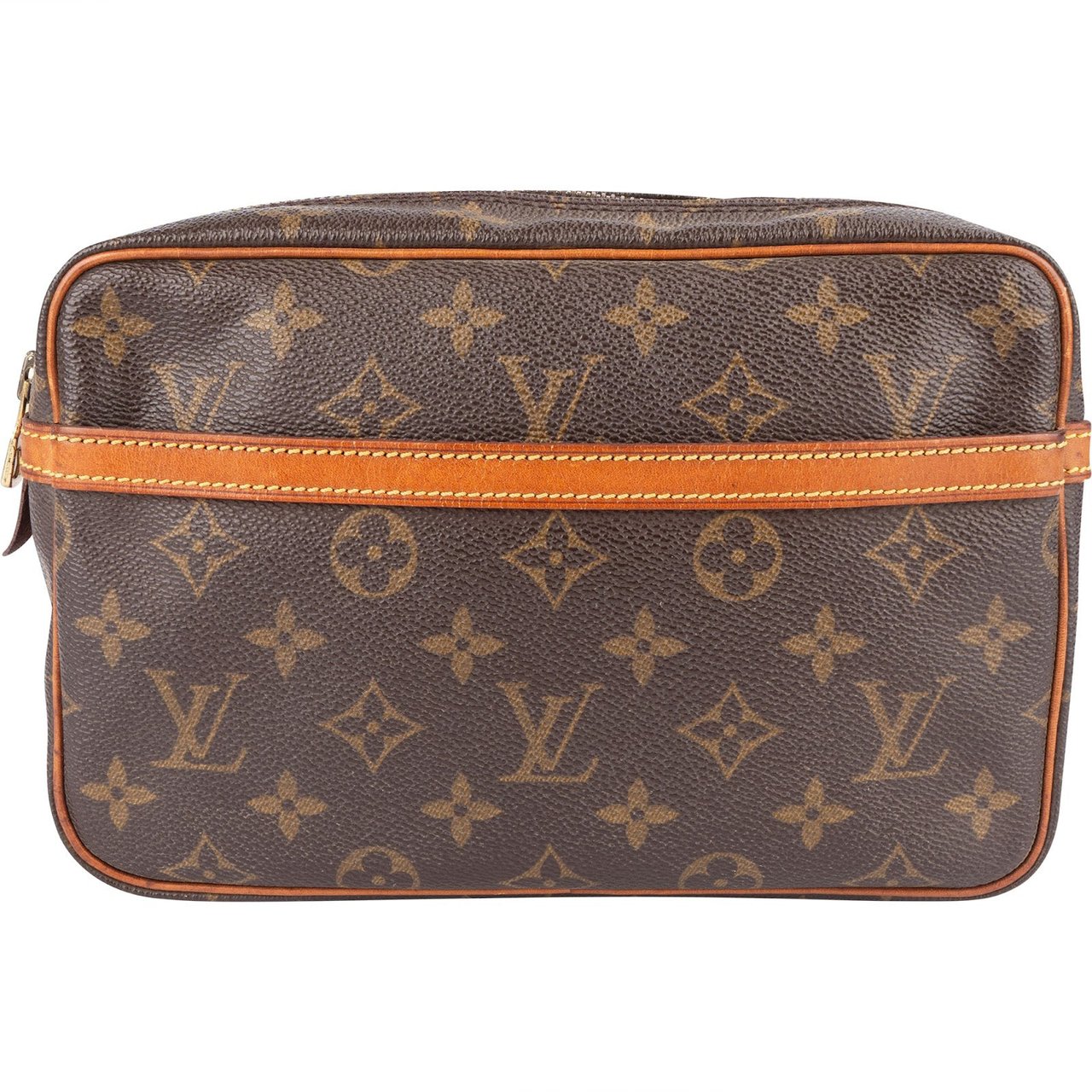 Louis Vuitton Louis Vuitton Monogram Canvas Compiegne 23 Clutch Bruin