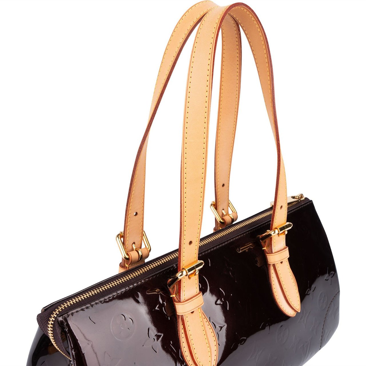 Louis Vuitton Monogram Vernis Rosewood Avenue Shoulder Bag Bruin