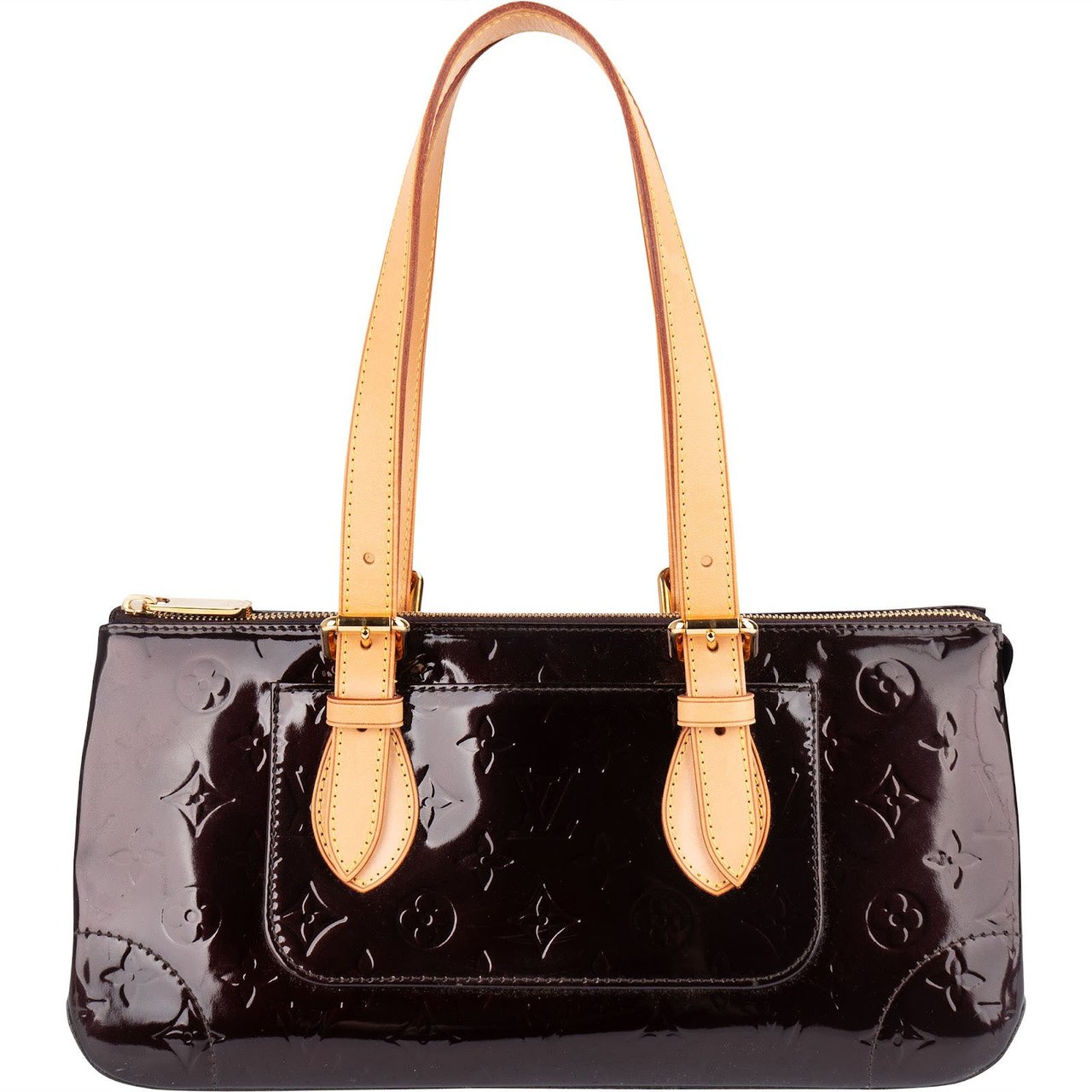 Louis Vuitton Monogram Vernis Rosewood Avenue Shoulder Bag Bruin
