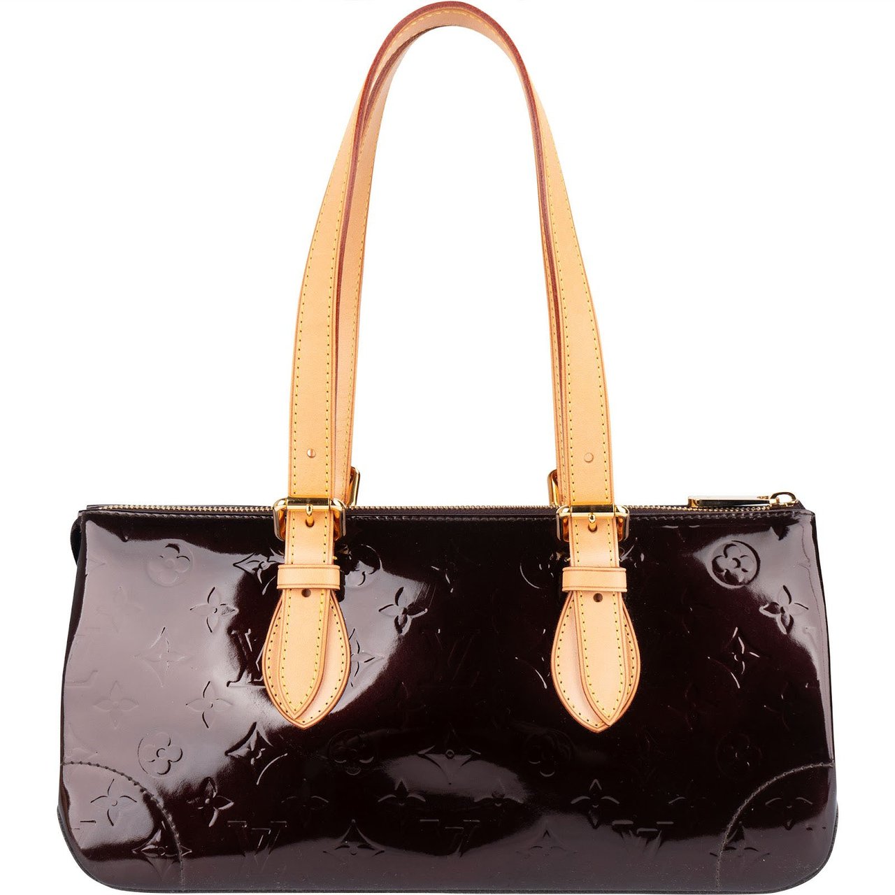 Louis Vuitton Monogram Vernis Rosewood Avenue Shoulder Bag Bruin