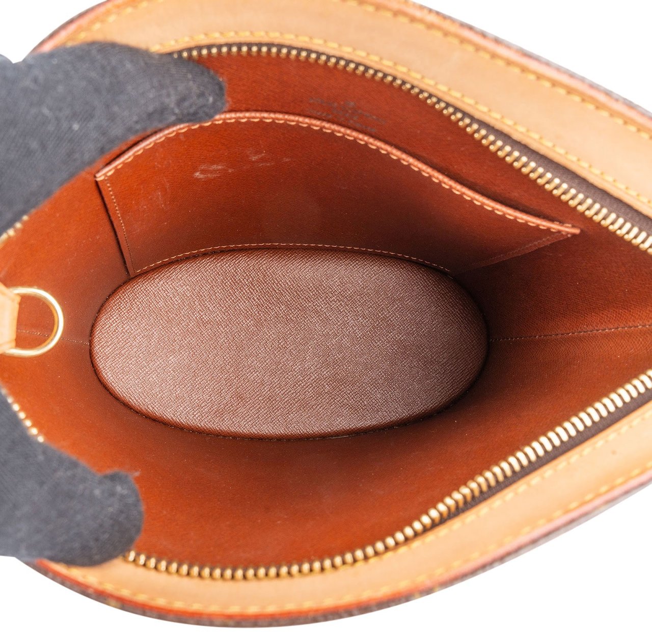 Louis Vuitton Louis Vuitton Monogram Canvas Drouot Crossbody Bag Bruin