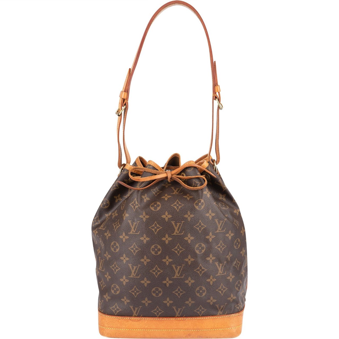 Louis Vuitton Monogram Canvas Sac Noé Grande Shoulder Bag Bruin