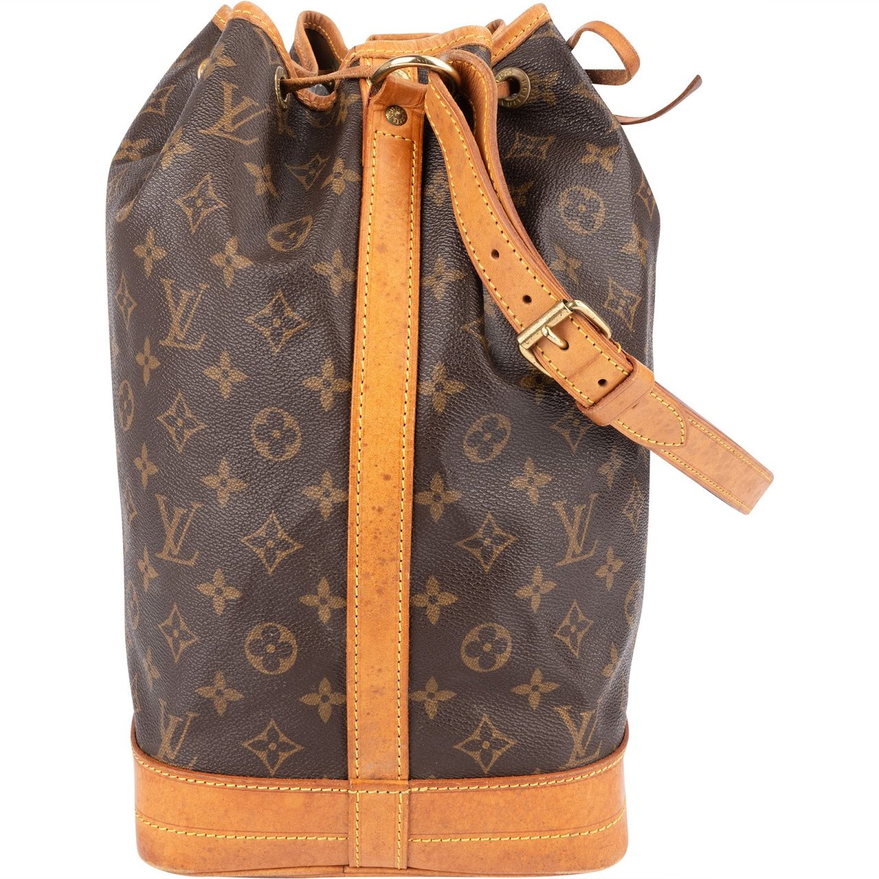 Louis Vuitton Monogram Canvas Sac Noé Grande Shoulder Bag Bruin
