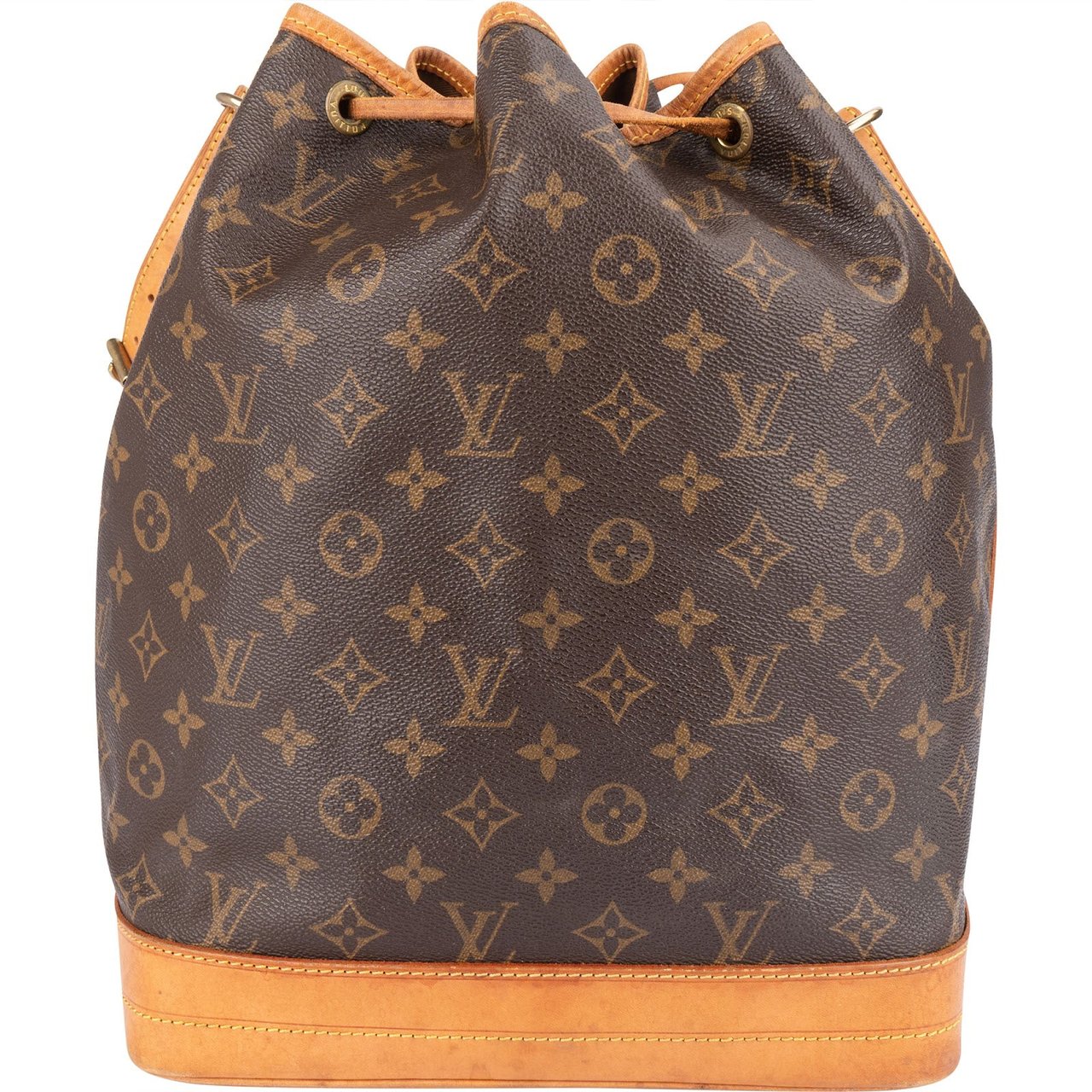 Louis Vuitton Monogram Canvas Sac Noé Grande Shoulder Bag Bruin