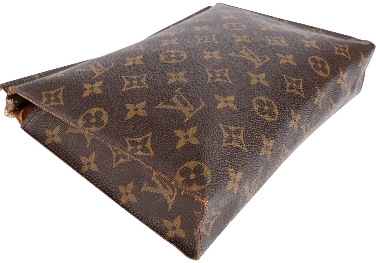 Louis Vuitton Louis Vuitton Monogram Canvas Poche Toilette 25 Clutch Bruin