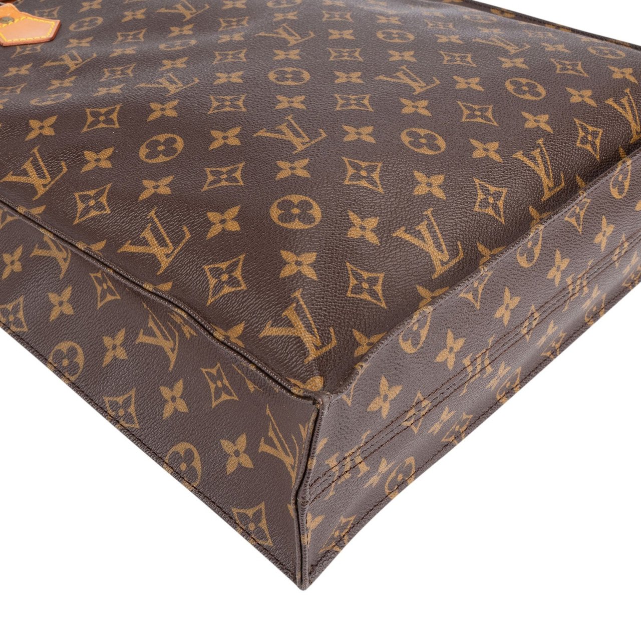 Louis Vuitton Louis Vuitton Monogram Canvas Sac Plat Handbag Bruin