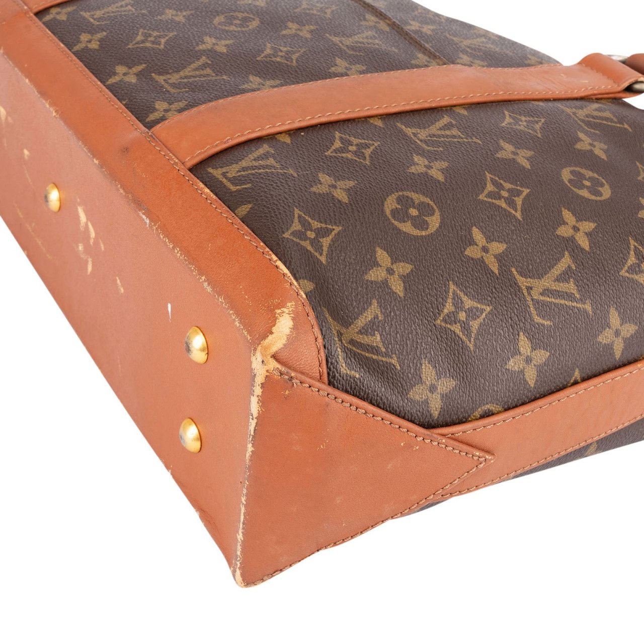 Louis Vuitton Louis Vuitton Monogram Canvas Sac Weekend Handbag Bruin