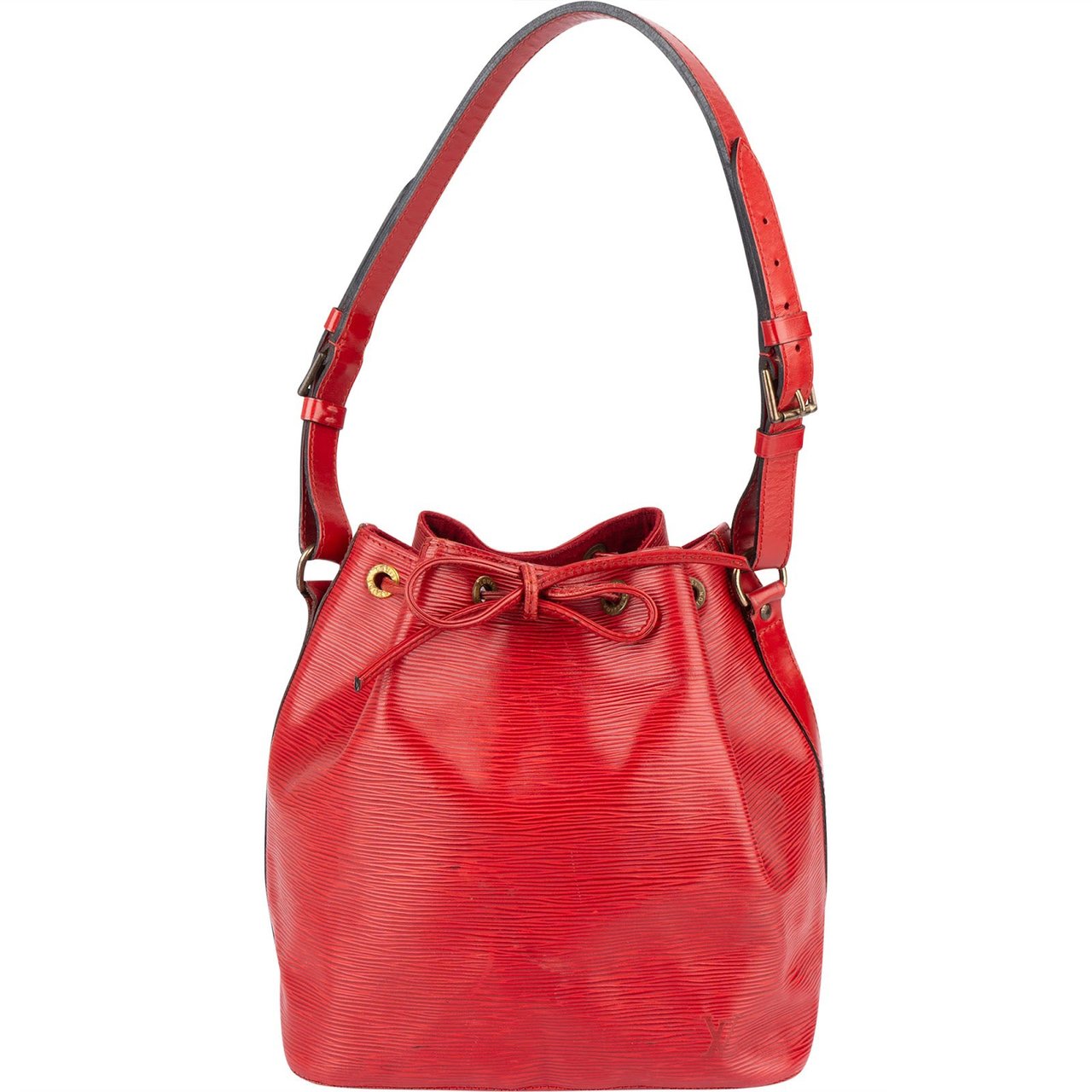 Louis Vuitton Louis Vuitton Red Epi Leather Sac Noé Petit Shoulder Bag Rood