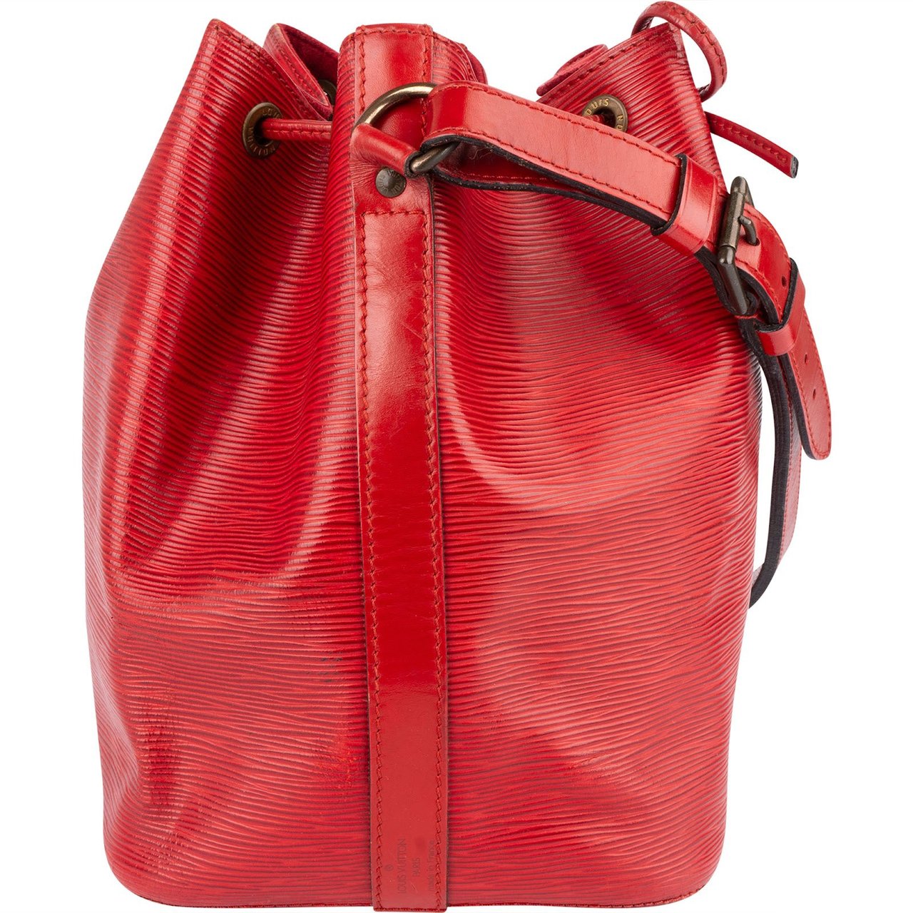 Louis Vuitton Louis Vuitton Red Epi Leather Sac Noé Petit Shoulder Bag Rood