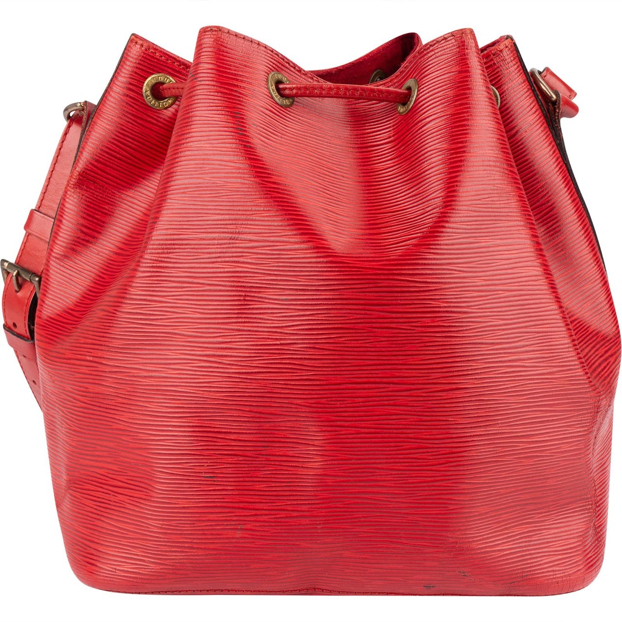 Louis Vuitton Louis Vuitton Red Epi Leather Sac Noé Petit Shoulder Bag Rood