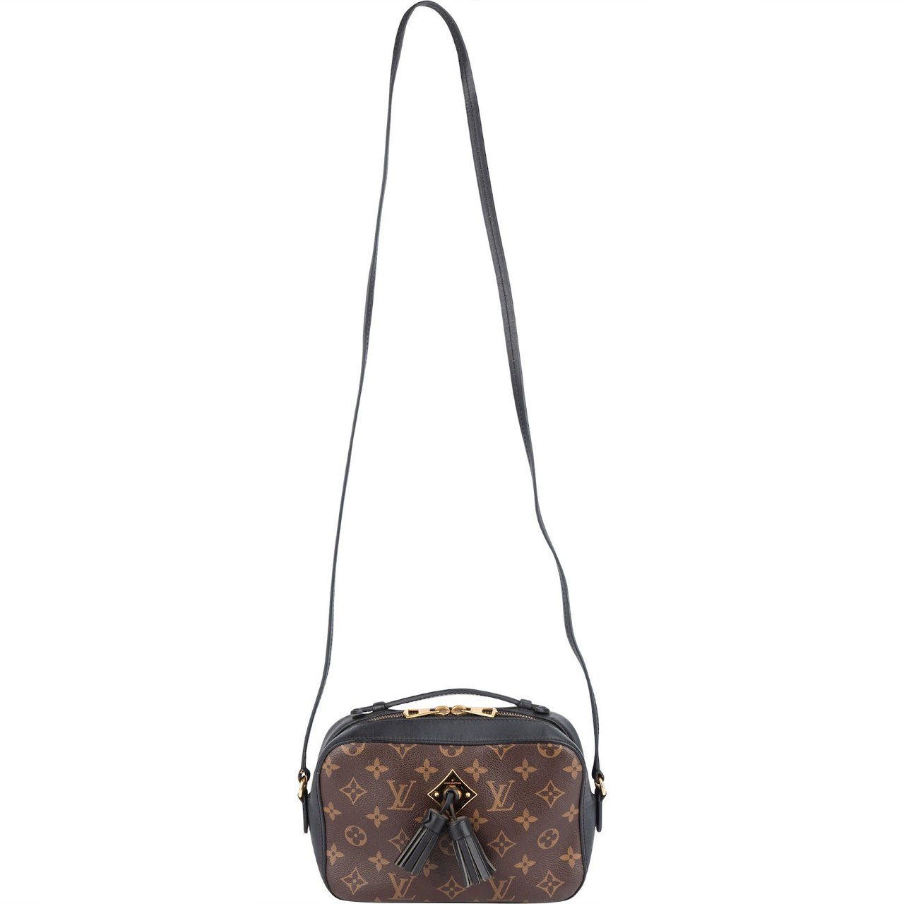 Louis Vuitton Louis Vuitton Monogram Canvas Saintonge Crossbody Bag Bruin