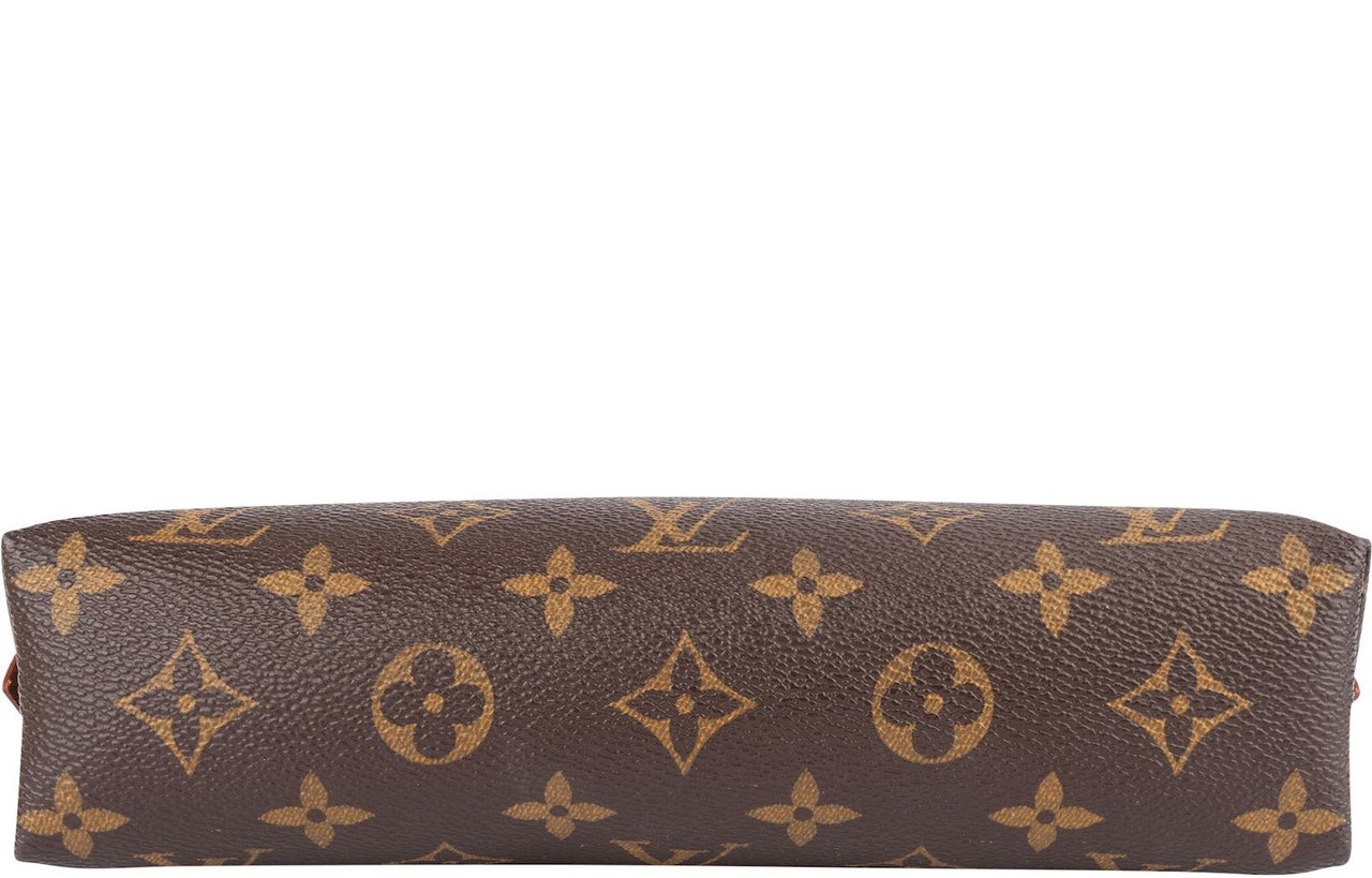 Louis Vuitton Louis Vuitton Monogram Canvas Pochette Cosmétique MM Clutch Bruin