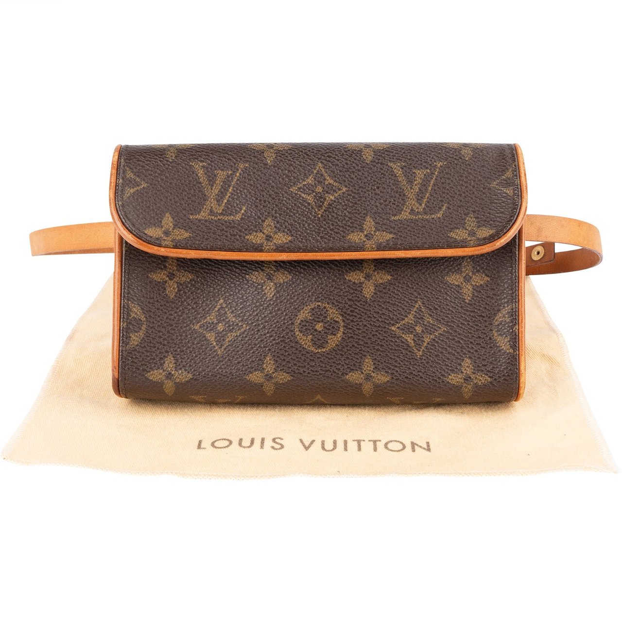 Louis Vuitton Louis Vuitton Monogram Canvas Florentine Belt Bag Bruin