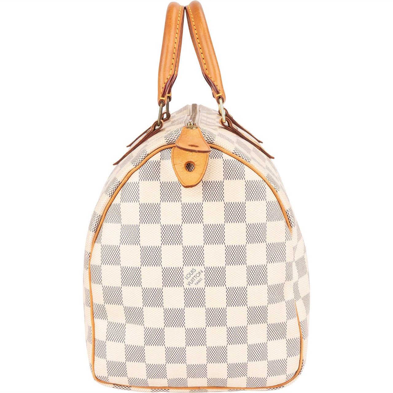 Louis Vuitton Louis Vuitton Monogram Damier Azur Speedy 30 Handbag Wit