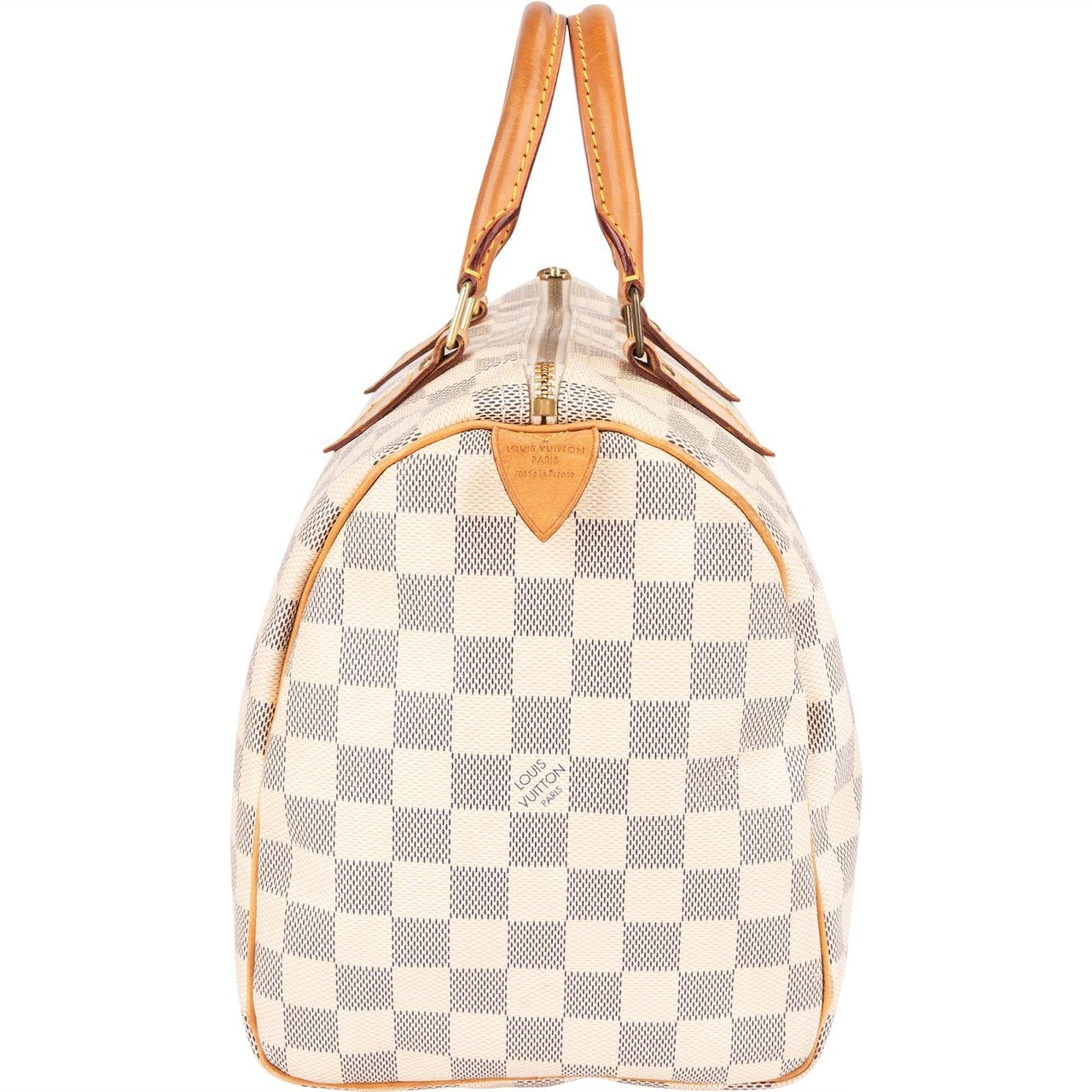 Louis Vuitton Louis Vuitton Monogram Damier Azur Speedy 30 Handbag Wit