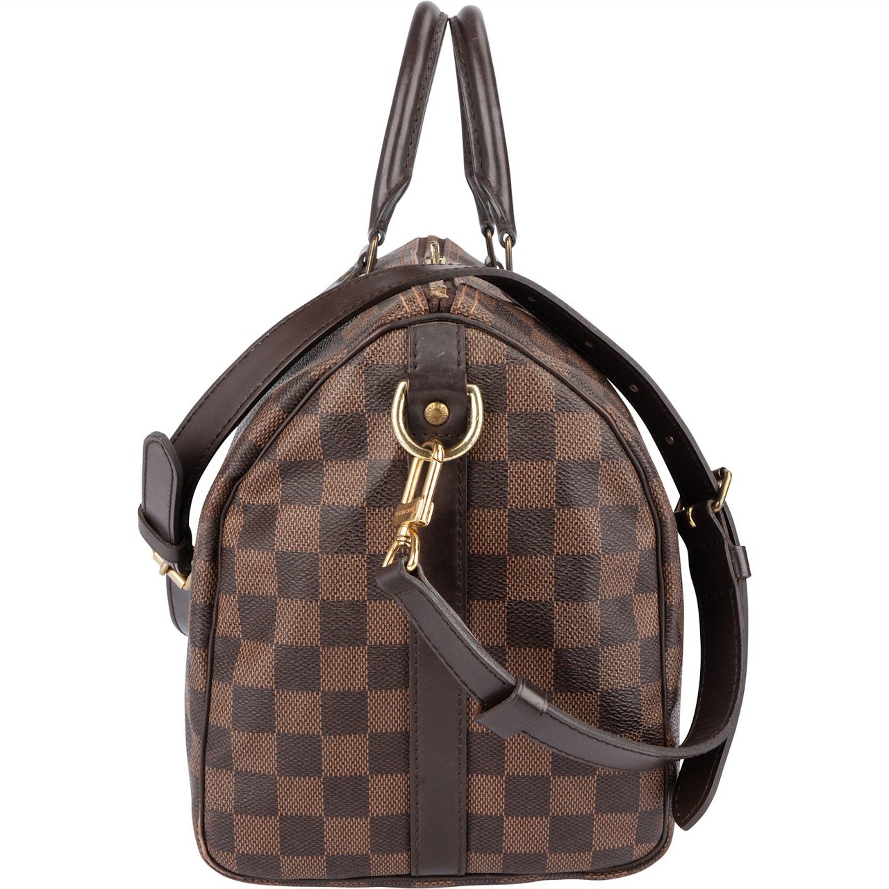 Louis Vuitton Louis Vuitton Monogram Damier Ebene Speedy 30 Bandoulière Handbag Bruin