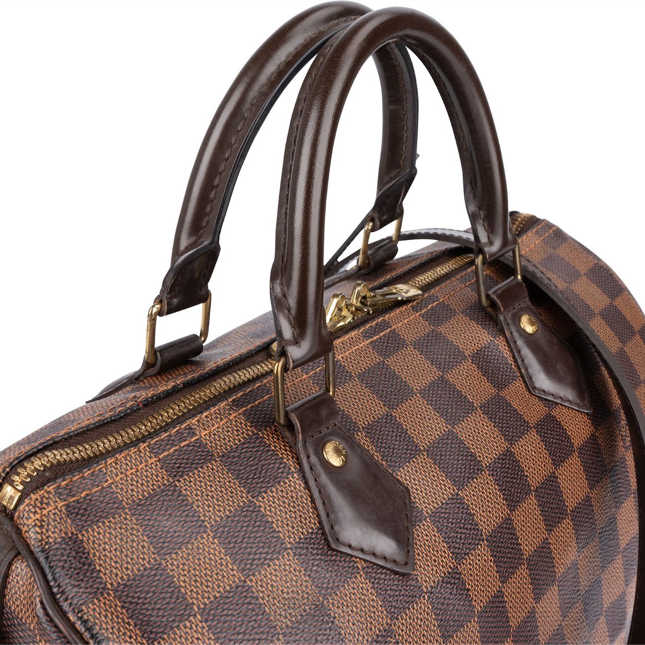 Louis Vuitton Louis Vuitton Monogram Damier Ebene Speedy 30 Bandoulière Handbag Bruin