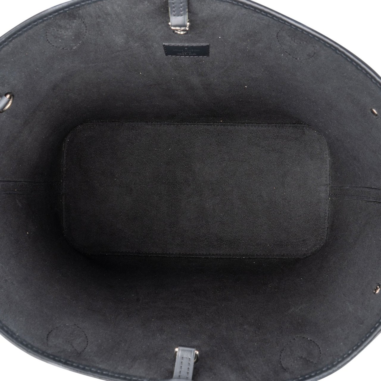 Louis Vuitton Louis Vuitton Noir Epi Leather Neverfull MM Shoulder Bag Zwart