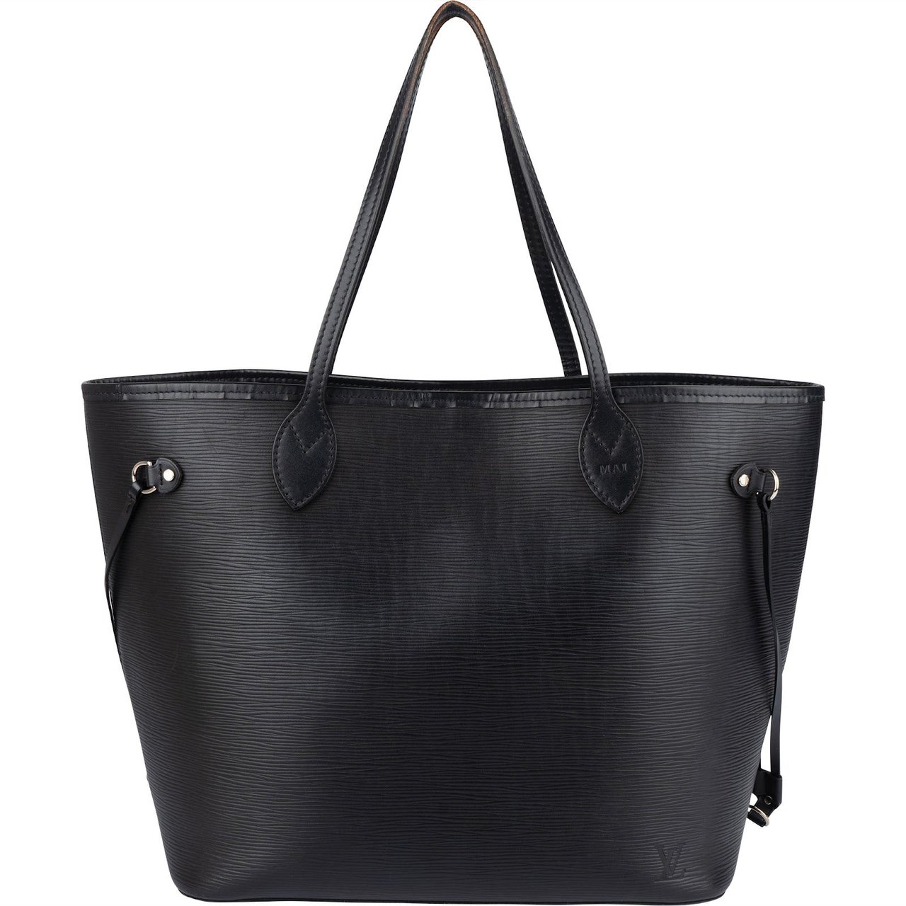 Louis Vuitton Louis Vuitton Noir Epi Leather Neverfull MM Shoulder Bag Zwart