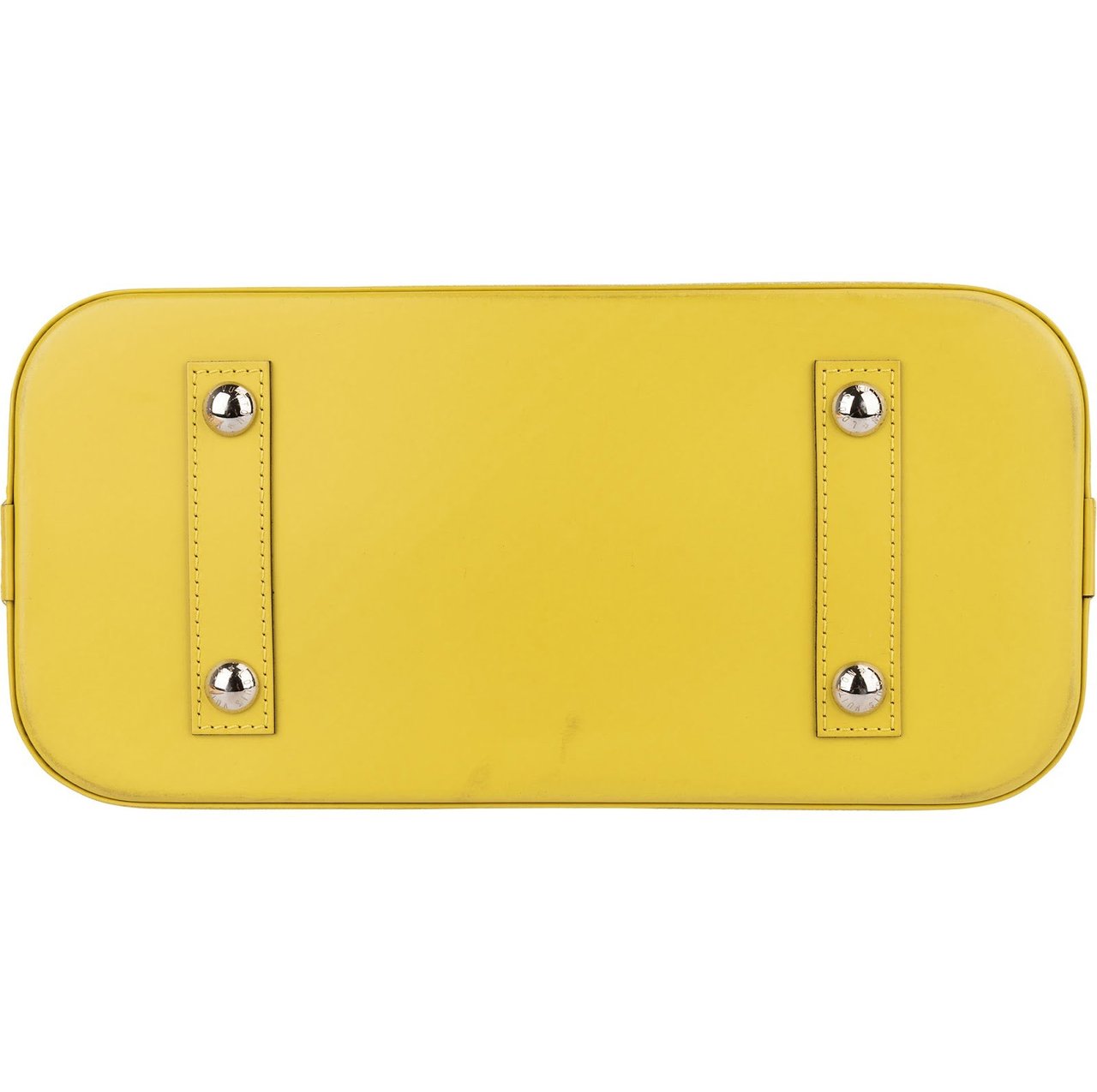 Louis Vuitton Louis Vuitton Yellow Epi Leather Alma PM Handbag Geel