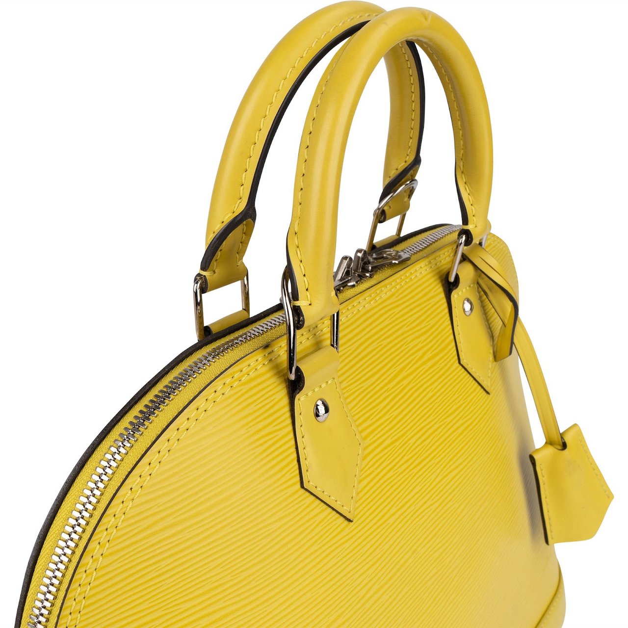 Louis Vuitton Louis Vuitton Yellow Epi Leather Alma PM Handbag Geel
