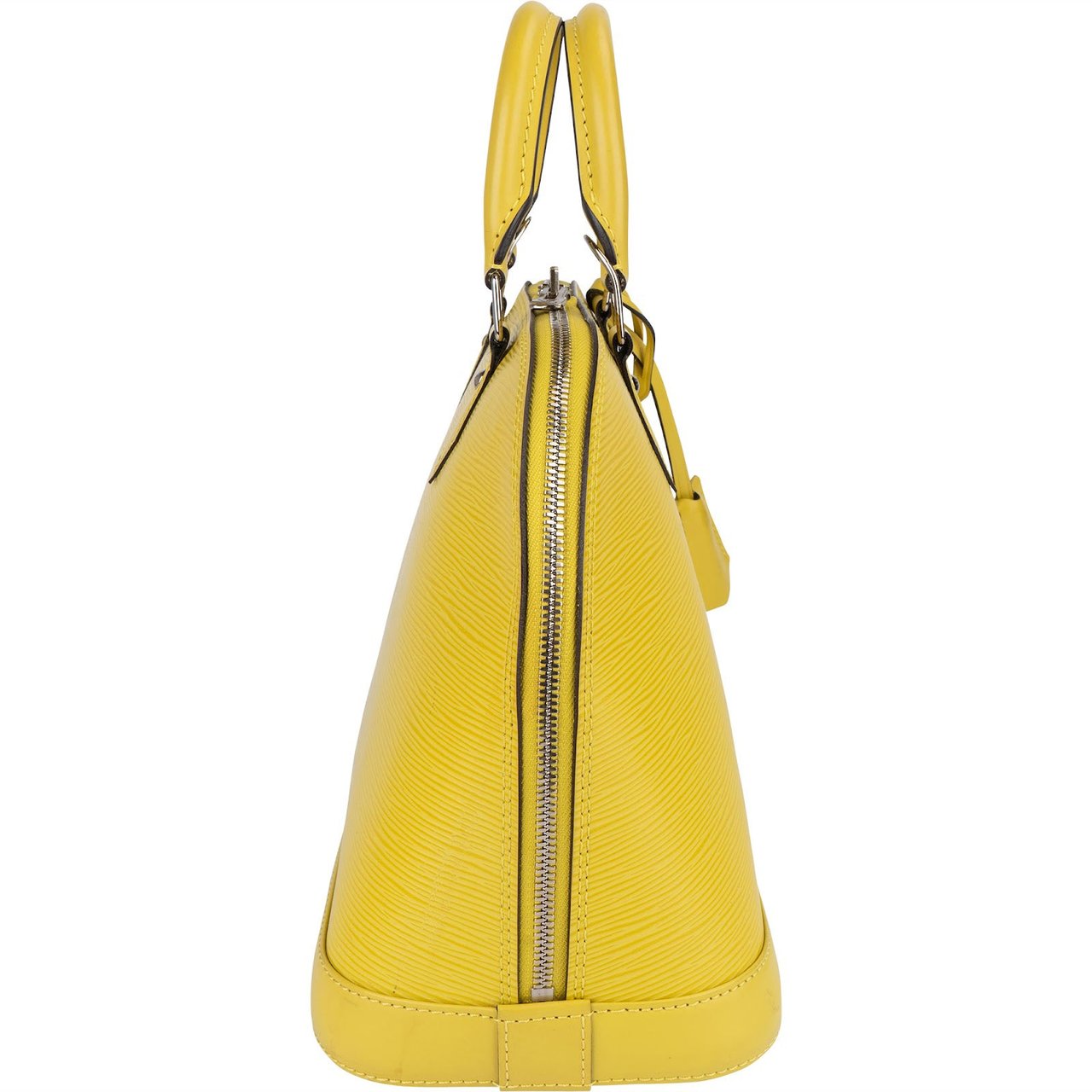 Louis Vuitton Louis Vuitton Yellow Epi Leather Alma PM Handbag Geel