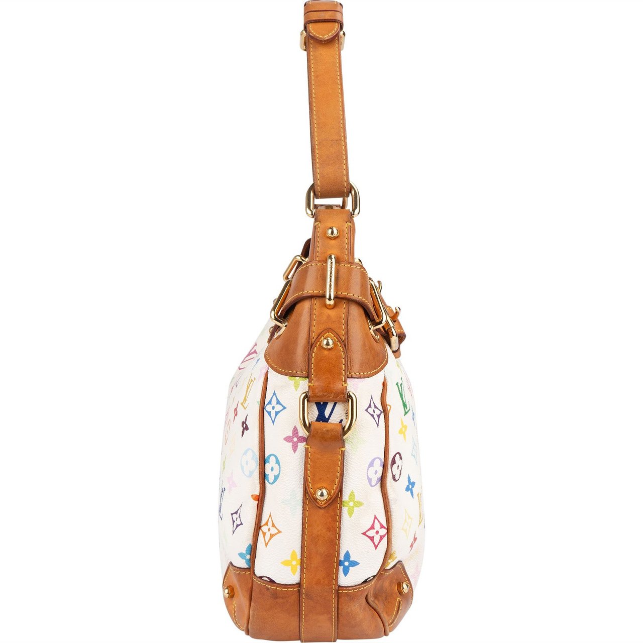 Louis Vuitton Louis Vuitton Monogram Murakami Multicolor Greta Shoulder Bag Wit