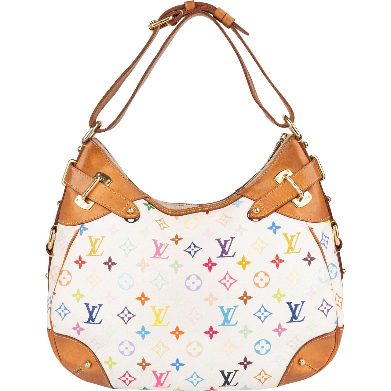 Louis Vuitton Louis Vuitton Monogram Murakami Multicolor Greta Shoulder Bag Wit