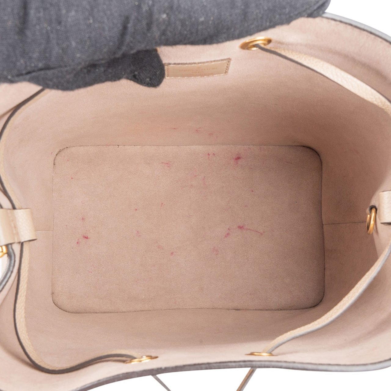 Louis Vuitton Monogram Empreinte Leather NéoNoé Crossbody Bag Taupe
