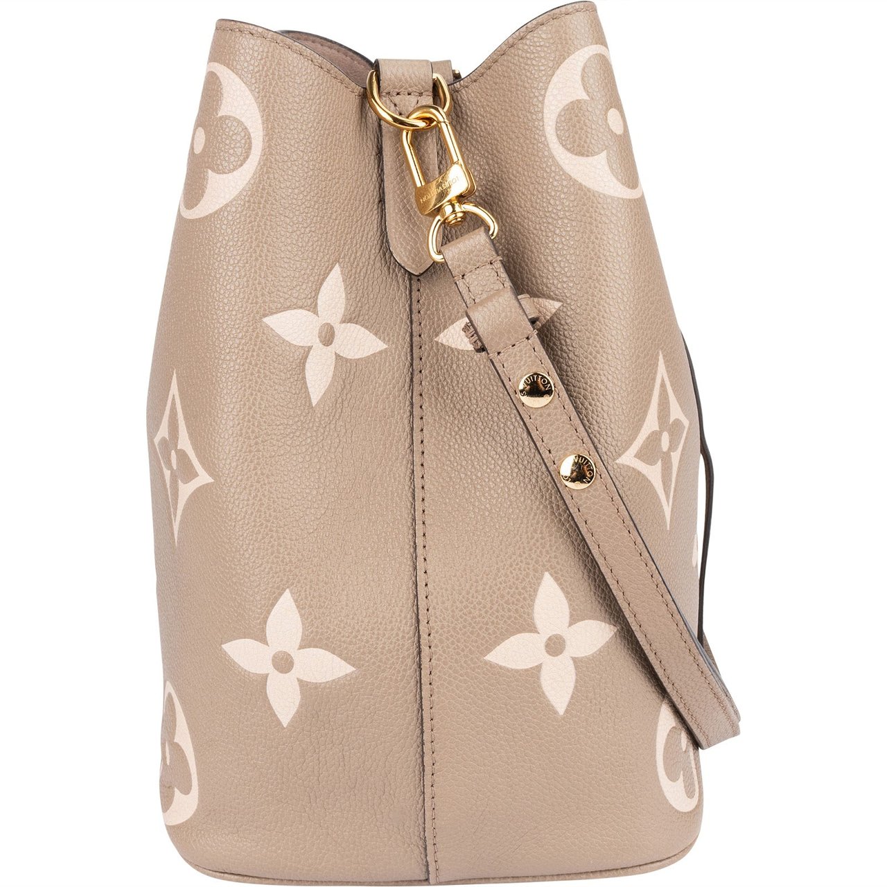 Louis Vuitton Monogram Empreinte Leather NéoNoé Crossbody Bag Taupe