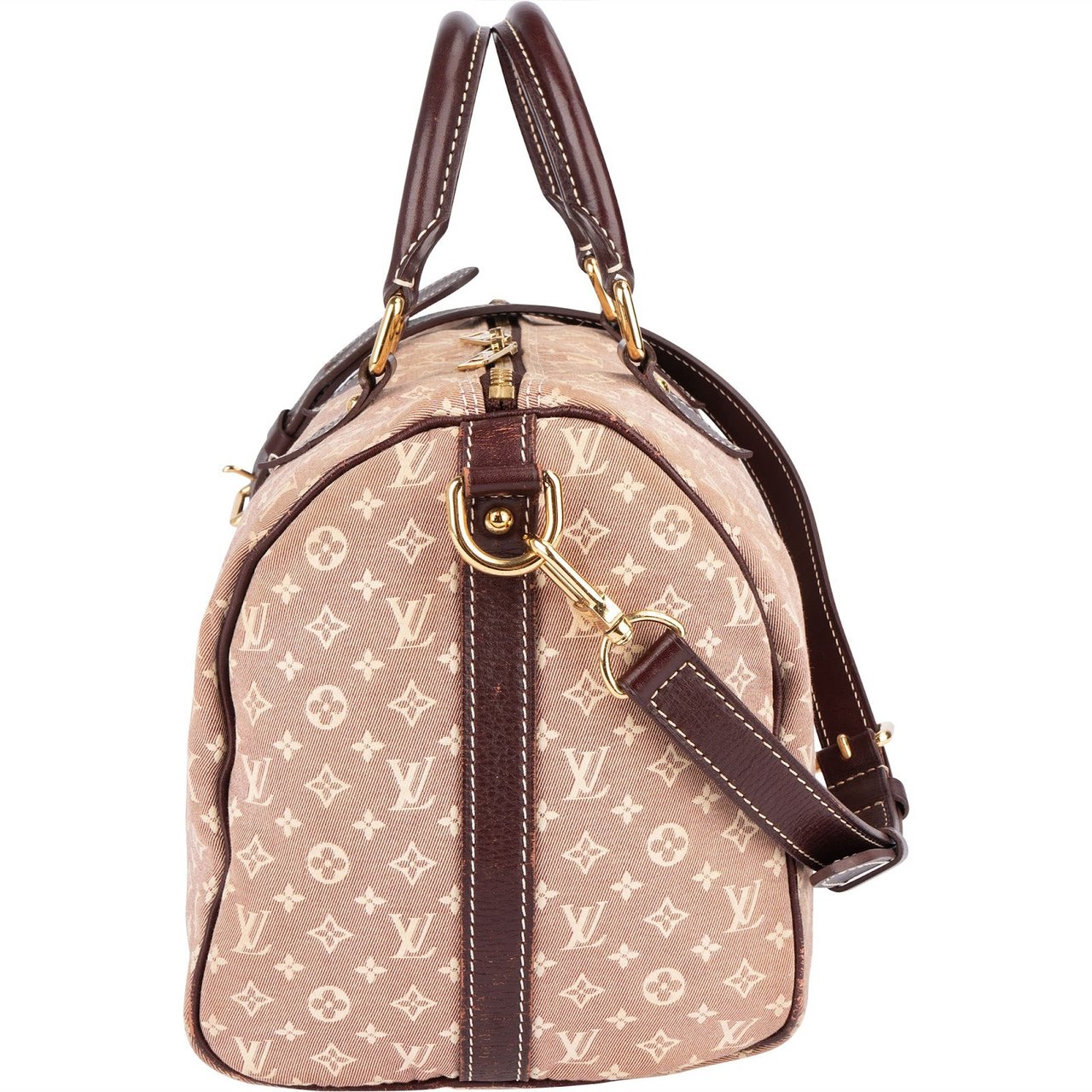 Louis Vuitton Louis Vuitton Monogram Mini Lin Speedy 30 Bandoulière Handbag Rood
