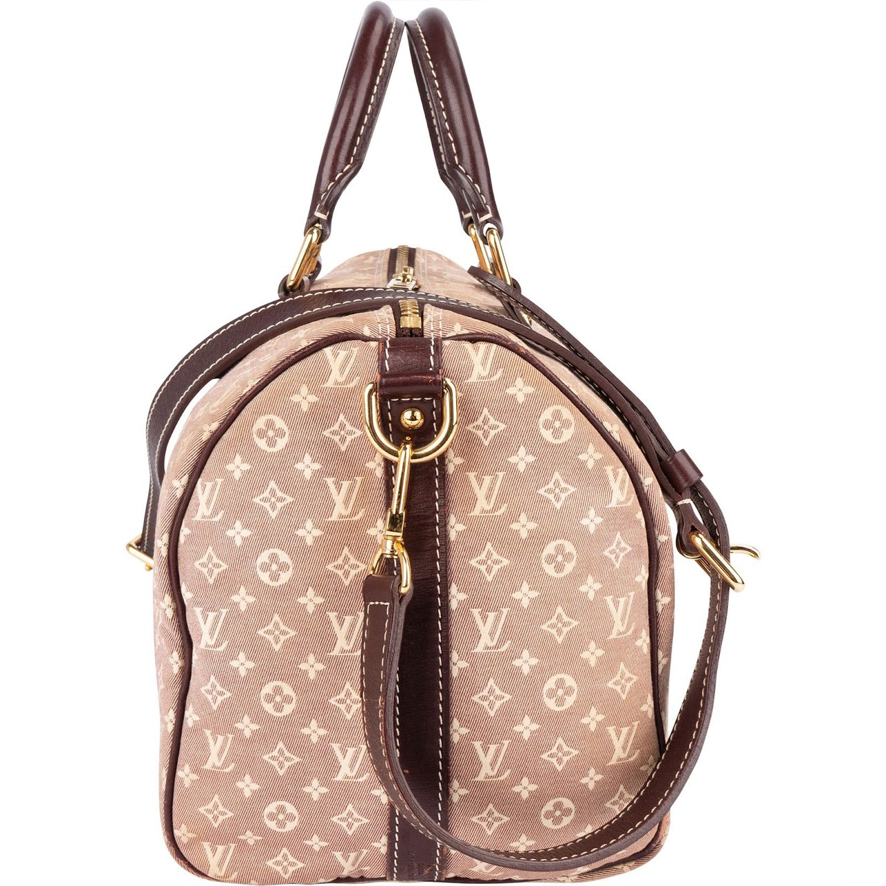 Louis Vuitton Louis Vuitton Monogram Mini Lin Speedy 30 Bandoulière Handbag Rood