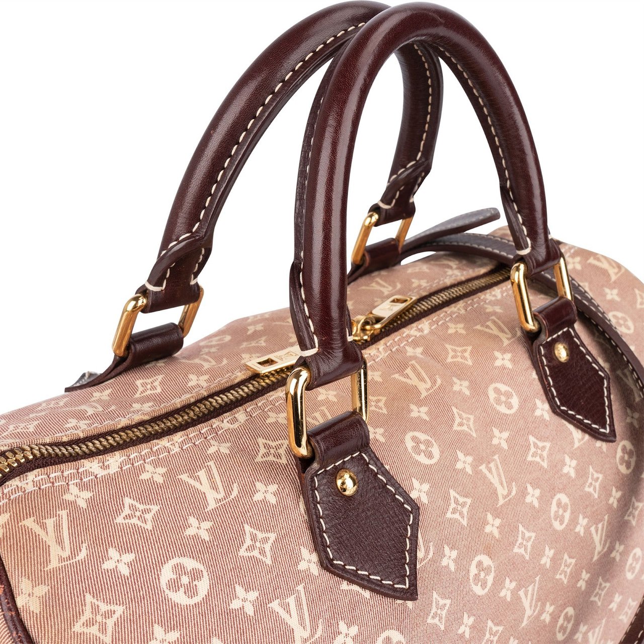 Louis Vuitton Louis Vuitton Monogram Mini Lin Speedy 30 Bandoulière Handbag Rood