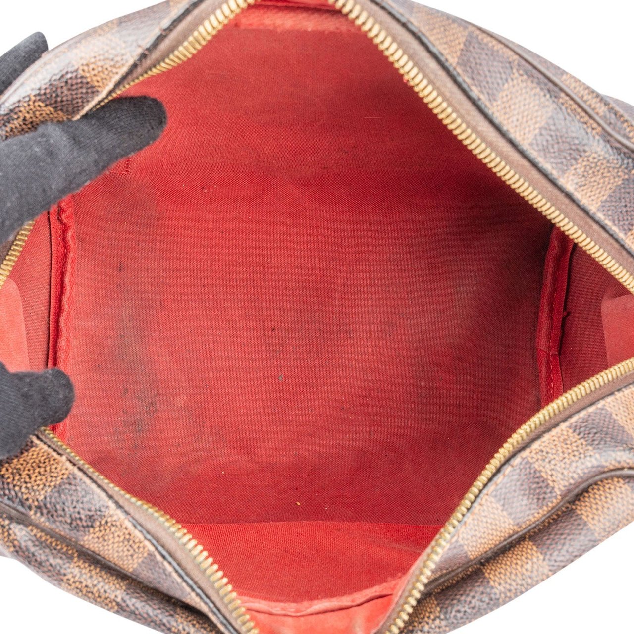 Louis Vuitton Louis Vuitton Monogram Damier Ebene Rivington PM Shoulder Bag Bruin