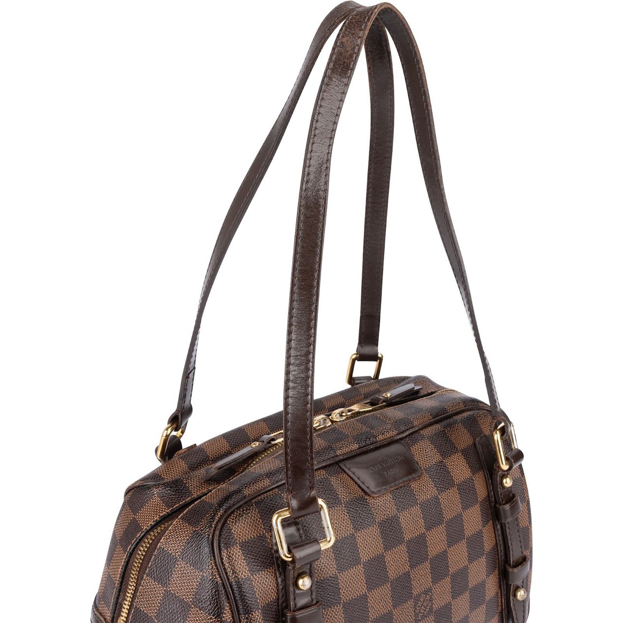 Louis Vuitton Louis Vuitton Monogram Damier Ebene Rivington PM Shoulder Bag Bruin
