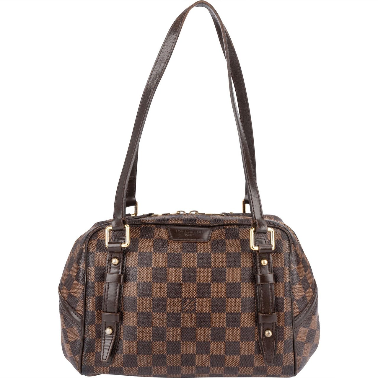 Louis Vuitton Louis Vuitton Monogram Damier Ebene Rivington PM Shoulder Bag Bruin