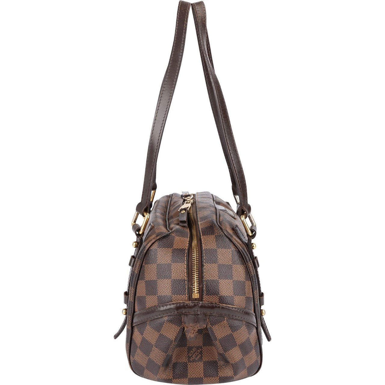 Louis Vuitton Louis Vuitton Monogram Damier Ebene Rivington PM Shoulder Bag Bruin