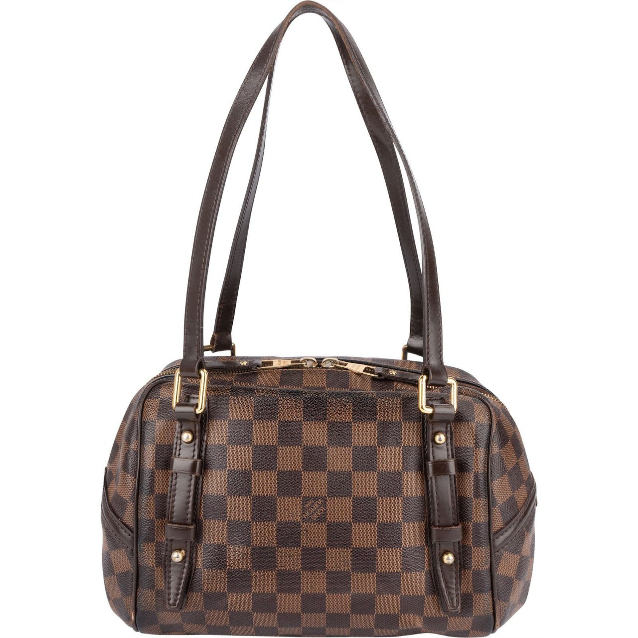 Louis Vuitton Louis Vuitton Monogram Damier Ebene Rivington PM Shoulder Bag Bruin